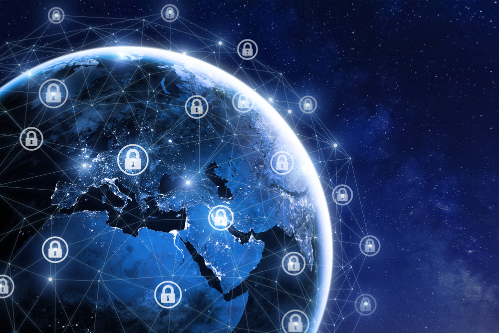 Network spanning the globe